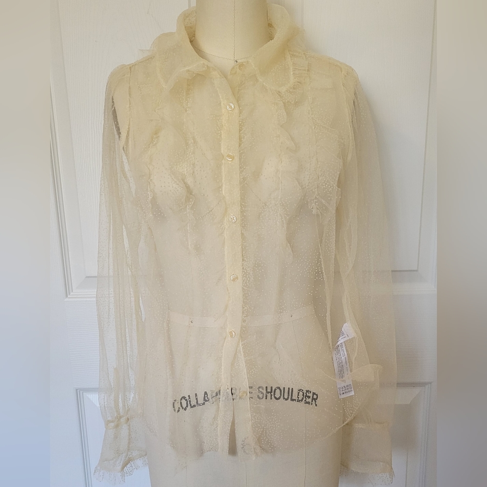 Zara Cream colored blouse
